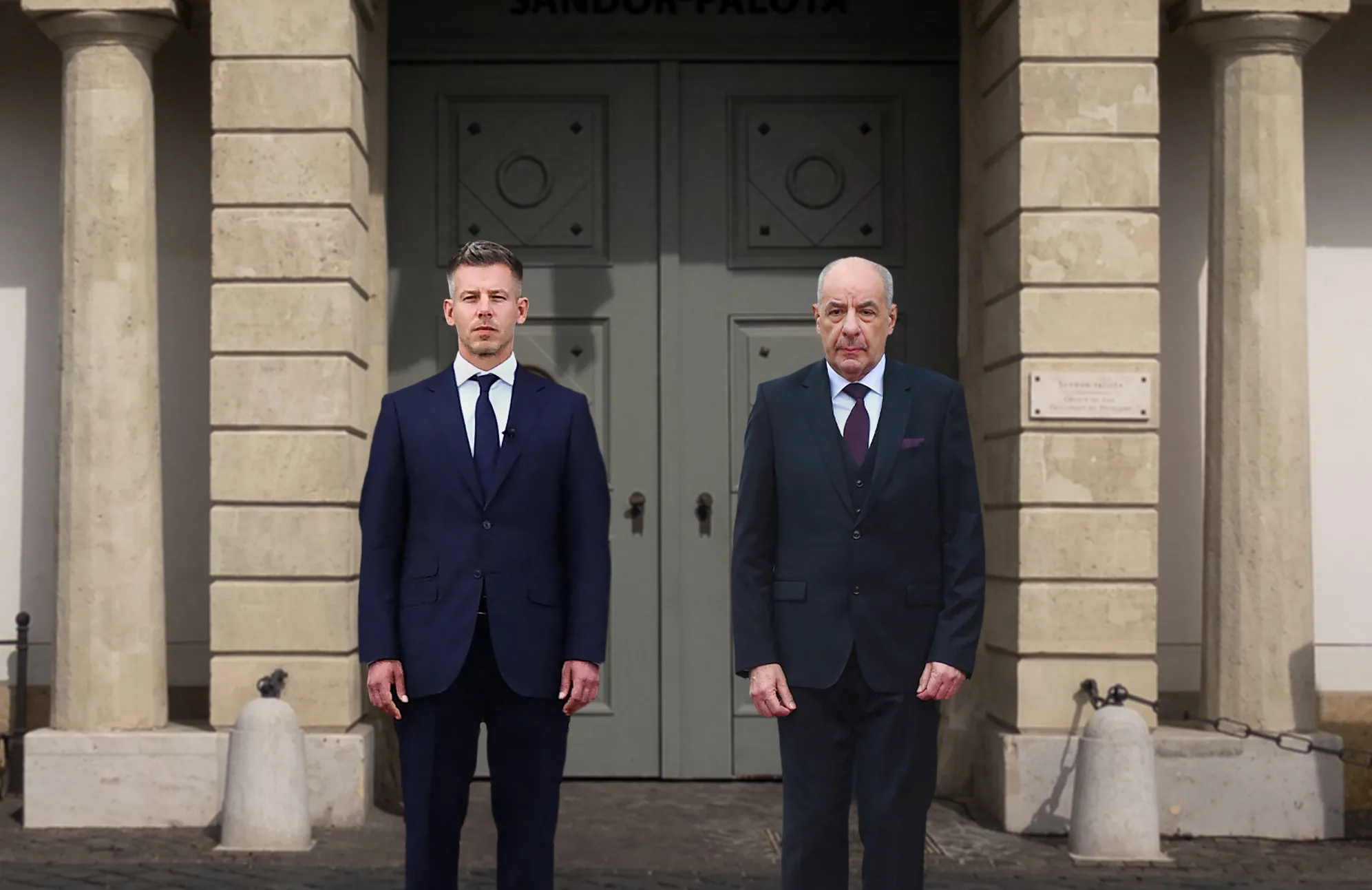 Magyar Péter és Sulyok Tamás (képünk montázs) Magyar Péter és Sulyok Tamás (képünk montázs)