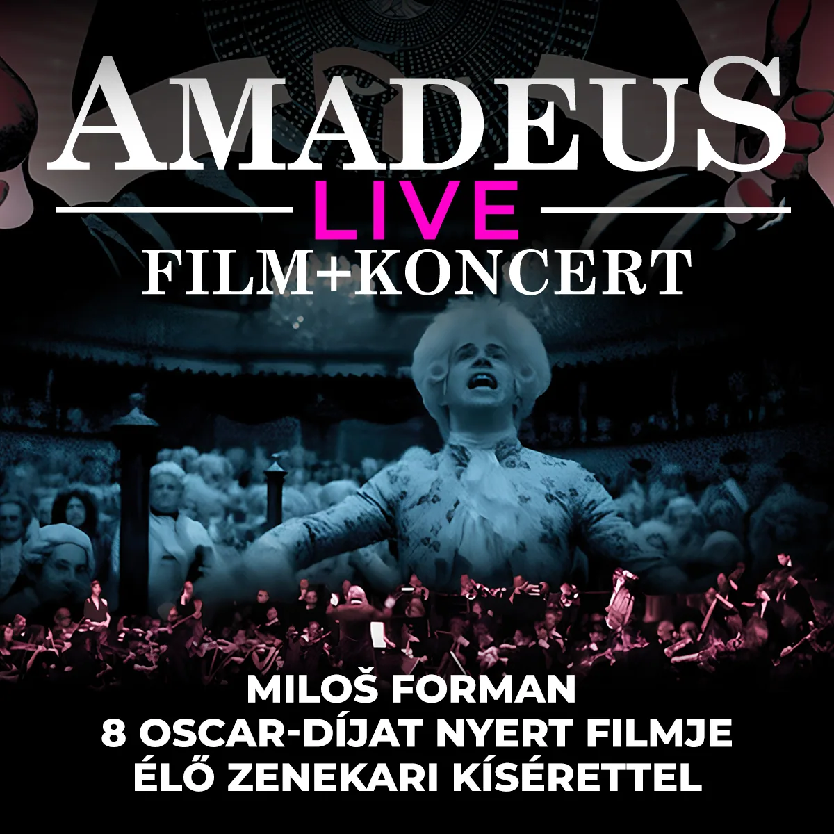 A film+ koncert plakátja kaptuk