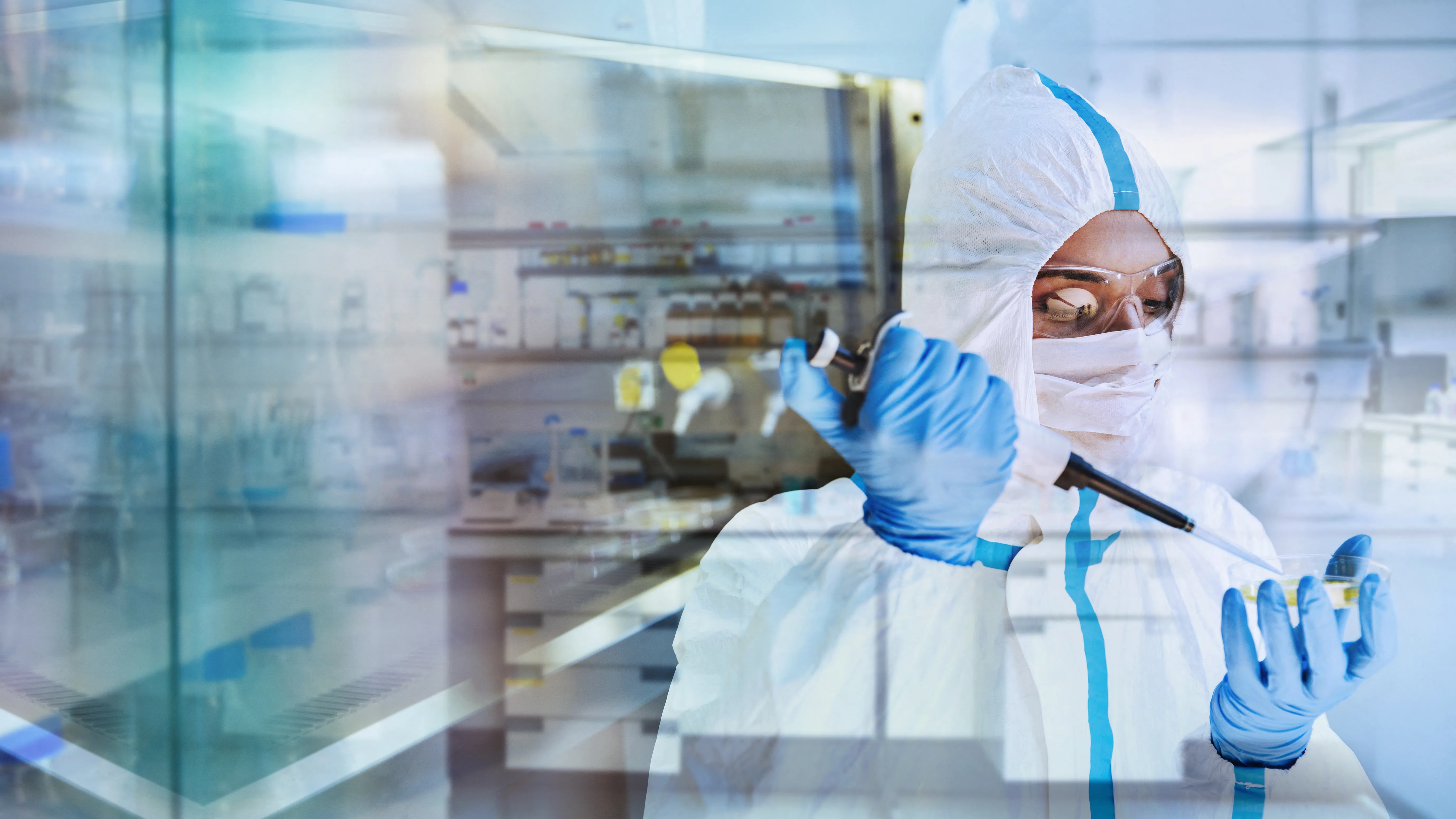 labor laboratórium baktérium vírus teszt